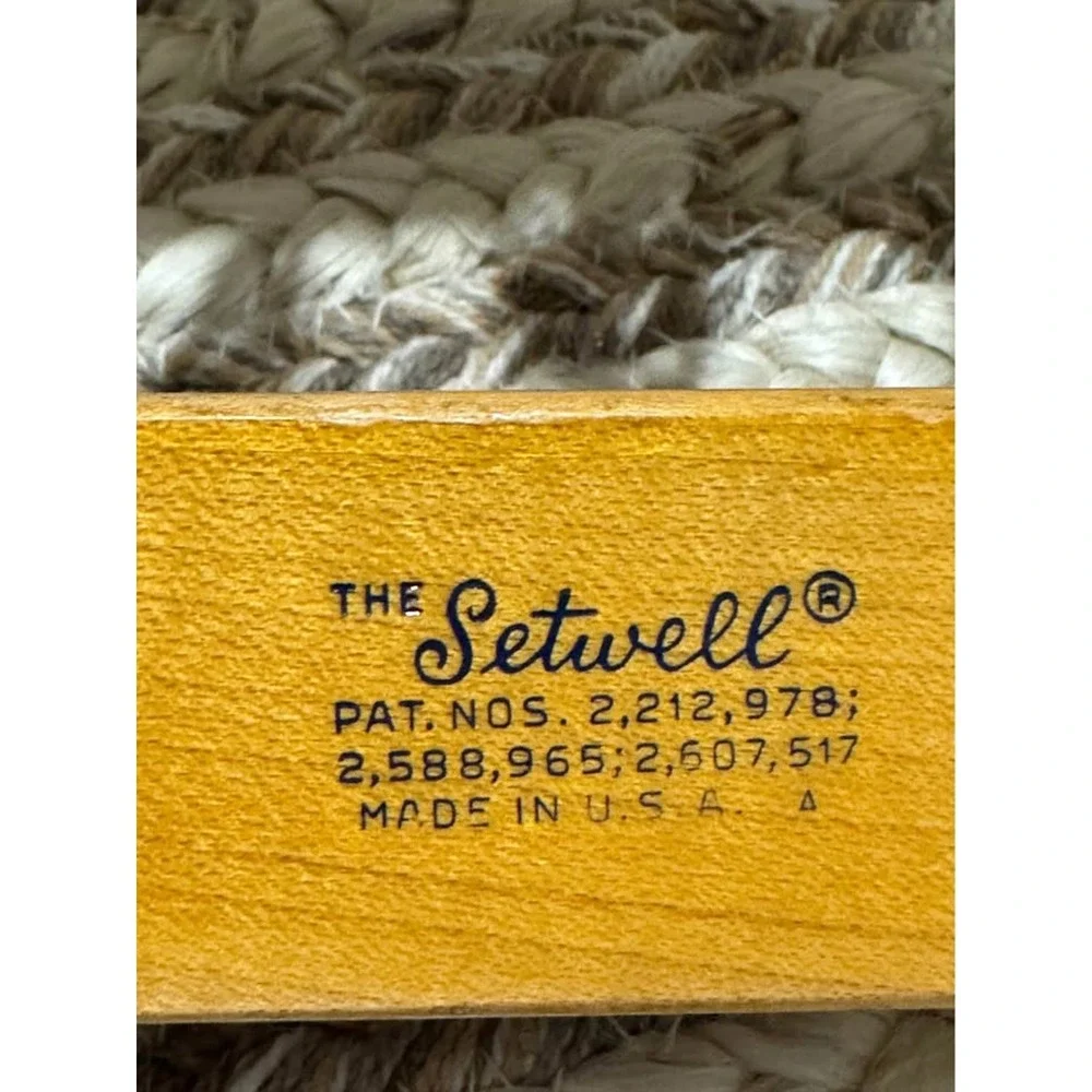 Vintage Wood Clothes Hangers Trouser Bar Skirt‎ Suit Lot of 2 Setwell